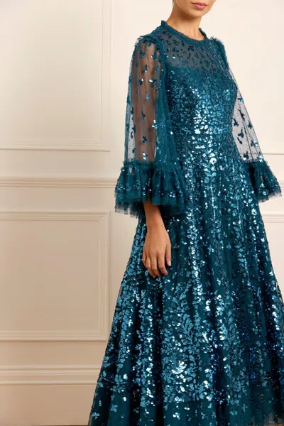 NEEDLE & THREAD NEEDLE & THREAD FERN ANKLE GOWN
