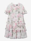Needle & Thread Floral Dress In White
