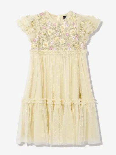 NEEDLE & THREAD NEEDLE & THREAD GIRLS TULLE FLORINE BODICE DRESS