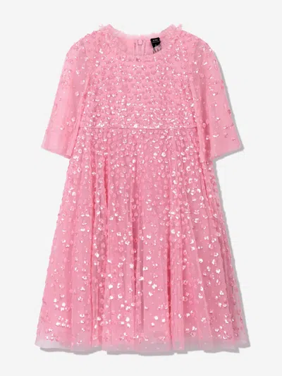 NEEDLE & THREAD NEEDLE & THREAD GIRLS TULLE LEILA CAPE DRESS