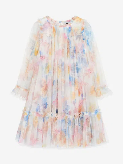 NEEDLE & THREAD NEEDLE & THREAD GIRLS TULLE MARIANNES FLORAL DRESS