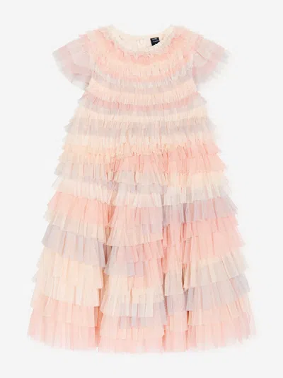 NEEDLE & THREAD NEEDLE & THREAD GIRLS TULLE PETRA RUFFLE DRESS