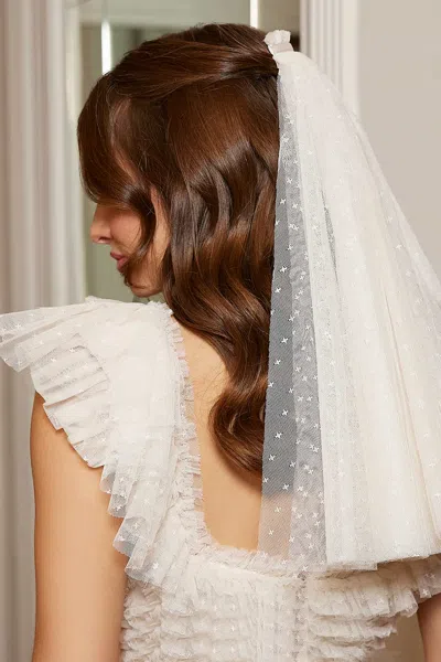 Needle & Thread Kisses Short Veil In Champagne