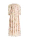 Needle & Thread Womens Lunaria Wreath Off-shoulders Woven Maxi Dress Cream In Cream