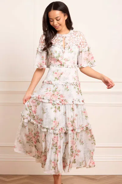 Needle & Thread Madame Rose Carla Chiffon Ankle Gown