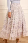 Needle & Thread Skirt In Multi