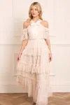 Needle & Thread Primrose Gown In Champagne