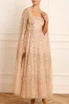 Needle & Thread Sequined Dress In Gold