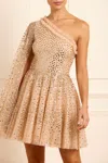 Needle & Thread Dress In Gold