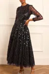 Needle & Thread All-over Sequin Embellished Dress In Black