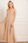 Needle & Thread Sequin Giselle Smocked Cami Ankle Gown