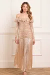 Needle & Thread Sienna Off-shoulder Gown
