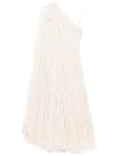 Needle & Thread Einschultriges Kleid In Nude