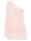 Needle & Thread One Shoulder Dress In Pink