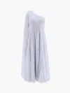 Needle & Thread Scatter Dot One-shoulder Sequin Ankle Gown