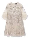 Needle & Thread Papillon Dress In White