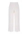 Needle & Thread Raindrop Sequin Trousers In White