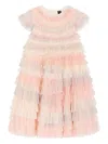Needle & Thread Ruffle-detail Dress In Pink