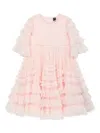 Needle & Thread Ruffled Dress In Pink