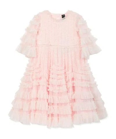 NEEDLE & THREAD RUFFLED DRESS