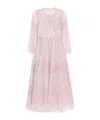 Needle & Thread Scatter Dot Gown In Pink