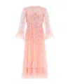 Needle & Thread Shooting Stars Long-sleeved Gown In Pink