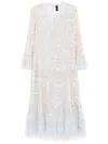 Needle & Thread Sequin Dress In Blue