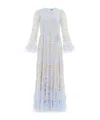 Needle & Thread Sequin Dress In White