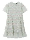 Needle & Thread Sequin-embellished Dress In Blue
