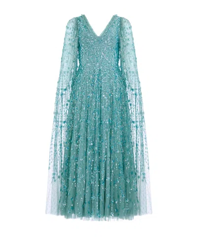 NEEDLE & THREAD SEQUINED DRESS