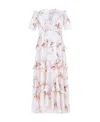 NEEDLE & THREAD TRAILING BLOOMS FLORAL-PRINT COTTON GOWN