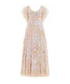 Needle & Thread V-shaped Dress Skirt In Nude