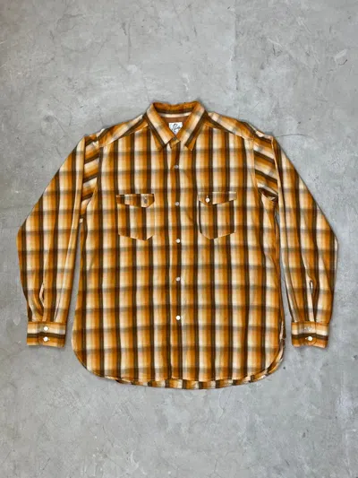 Pre-owned Needles 2 Pocket Checkered Button-up In Multicolor