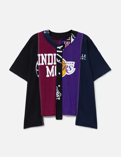 Needles 4 Cuts Wide College Baseball Shirt In Multi