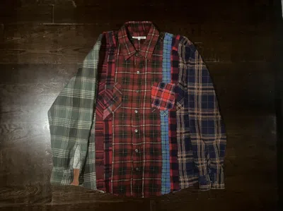 Pre-owned Needles 7 Cut Flannel In Multi