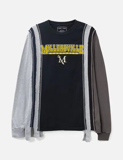 Needles 7 Cuts College Long Sleeve T-shirt In Multi