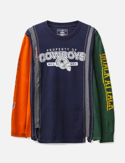 Needles 7 Cuts Long Sleeves T-shirt - College In Multicolor