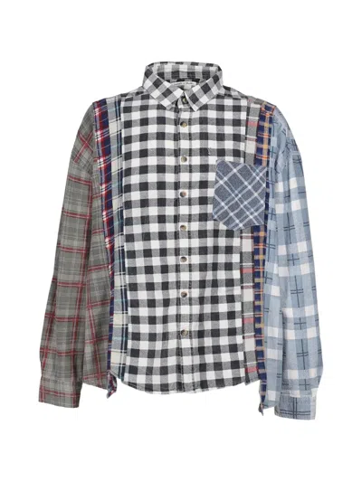 Needles 7 Cuts Wide Patchwork Shirt In Multi