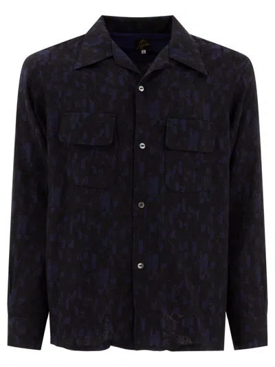 NEEDLES NEEDLES "ABSTRACT JACQUARD" SHIRT