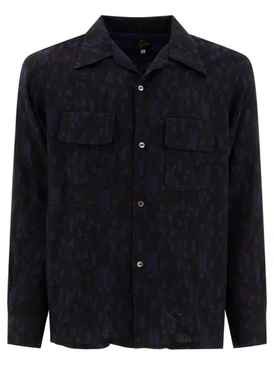 NEEDLES NEEDLES "ABSTRACT JACQUARD" SHIRT