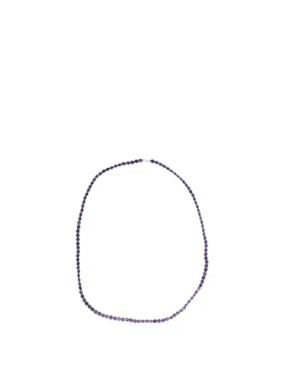 Needles Amethyst Necklace In Purple