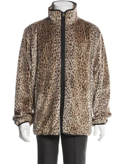 Pre-owned Needles Animal Print Jacket In Neutral