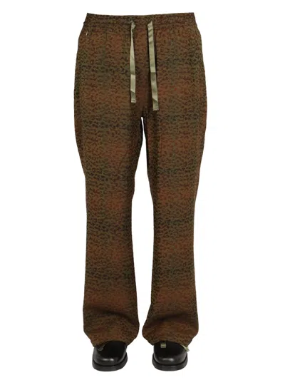 NEEDLES NEEDLES ANIMALIER PRINT PANTS