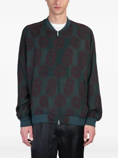 Needles Bb Bomber Jacket In Green