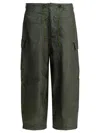 Needles Utility Cargo Trousers Drawstring Style In Green