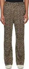 Needles Beige Boot-cut Jeans In B-leopard