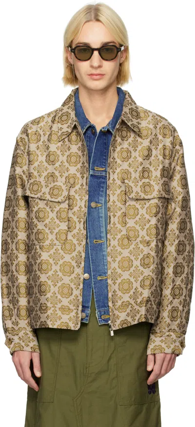 Needles Beige Sport Jacket In A-beige