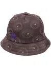 Needles Bermuda Hat - Poly Jq. In Braun
