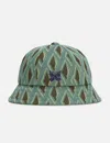 Needles Bermuda Hat - Poly Jq. In Green