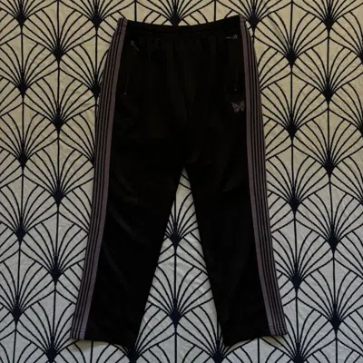 Pre-owned Needles Black And Purple Track Pants